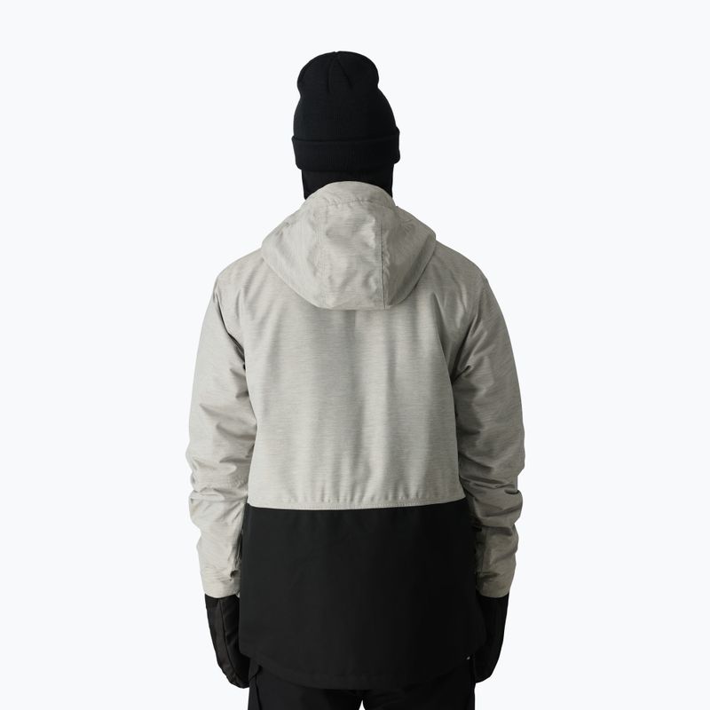 Geacă de snowboard pentru bărbați 686 Smarty 3-in-1 Form white heather colorblock 3