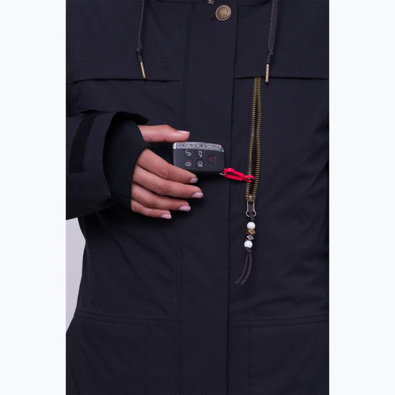 Geacă de snowboard pentru femei 686 Spirit black geo jacquard 5