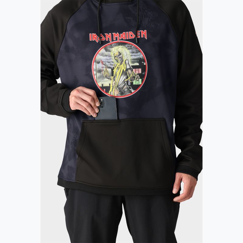 Bluză de snowboard pentru bărbați 686 Bonded Fleece iron maiden eddies black 4