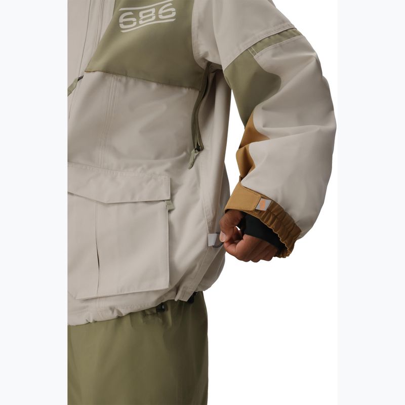 Geacă de snowboard pentru bărbați 686 2001 Transfer limestone colorblock 11