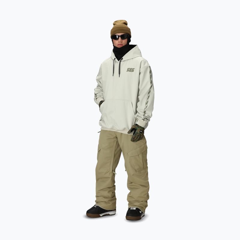 Bluză de snowboard pentru bărbați 686 Waterproof Team Hoody limestone 2