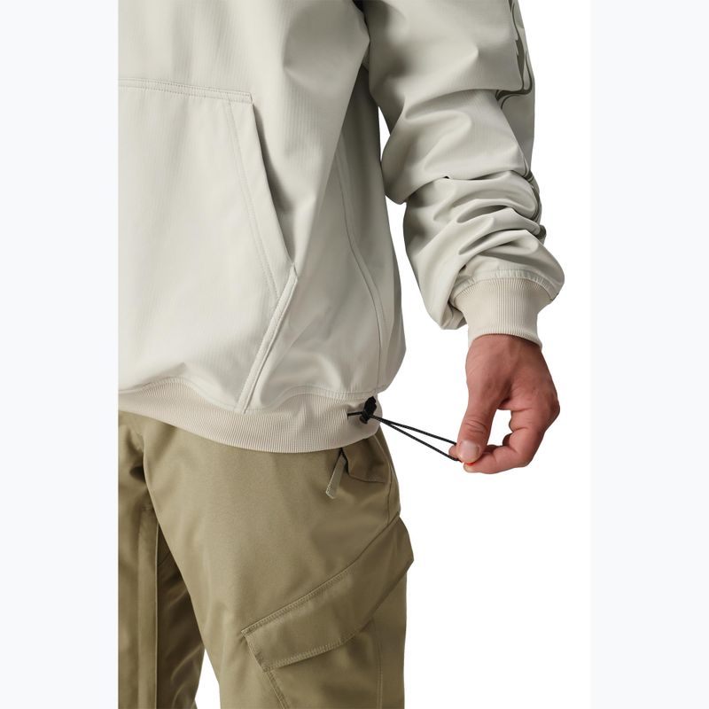 Bluză de snowboard pentru bărbați 686 Waterproof Team Hoody limestone 7
