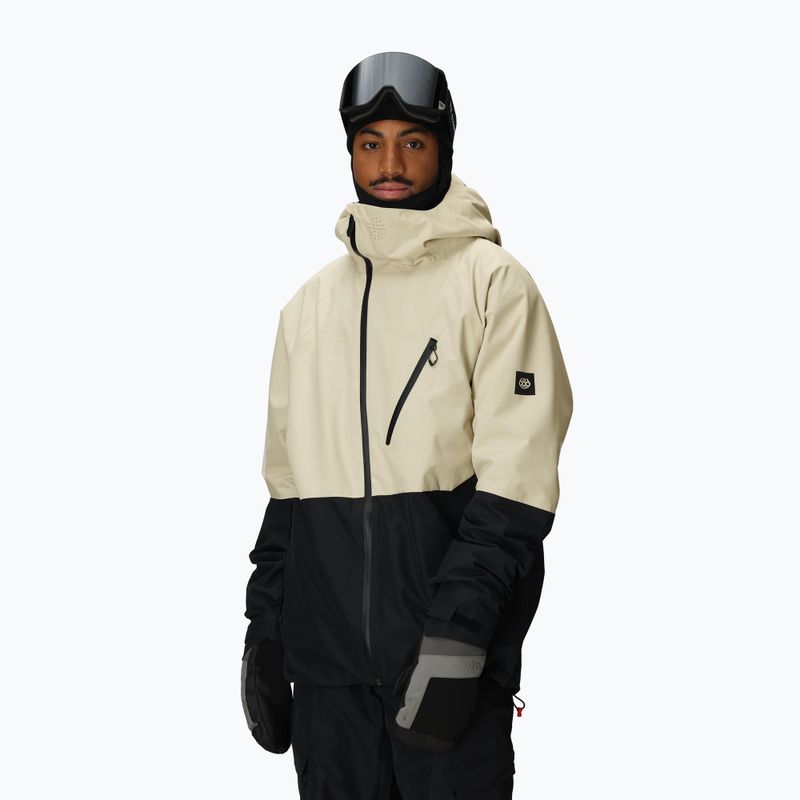 Geacă de snowboard pentru bărbați 686 Hydra Thermagraph limestone colorblock 4