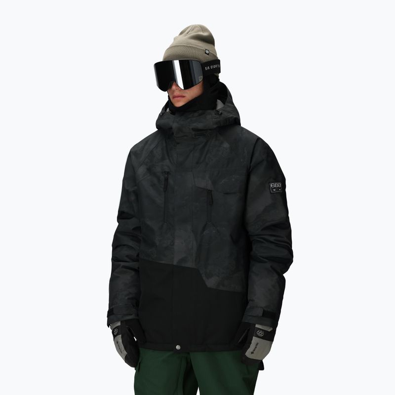 Geacă de snowboard pentru bărbați 686 Geo Insulated black hemisphere 4