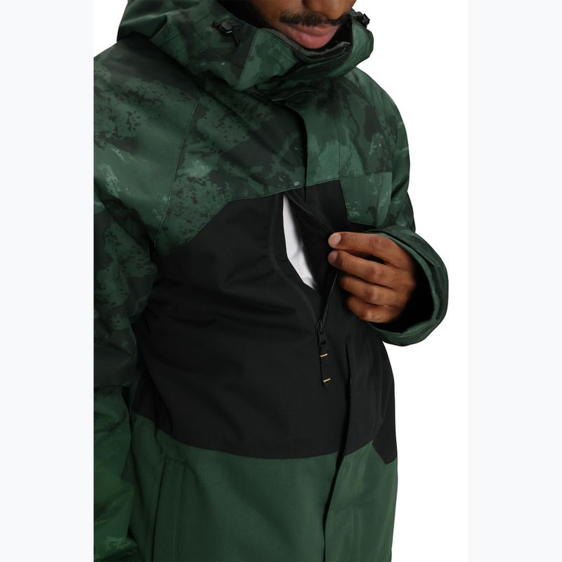 Geacă de snowboard pentru bărbați 686 Geo Insulated moss green colorblock 7