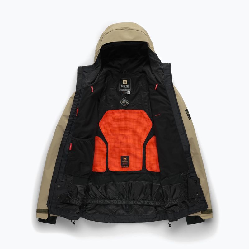 Geacă de snowboard pentru bărbați 686 Gore-Tex GT Thermagraph sage colorblock 8