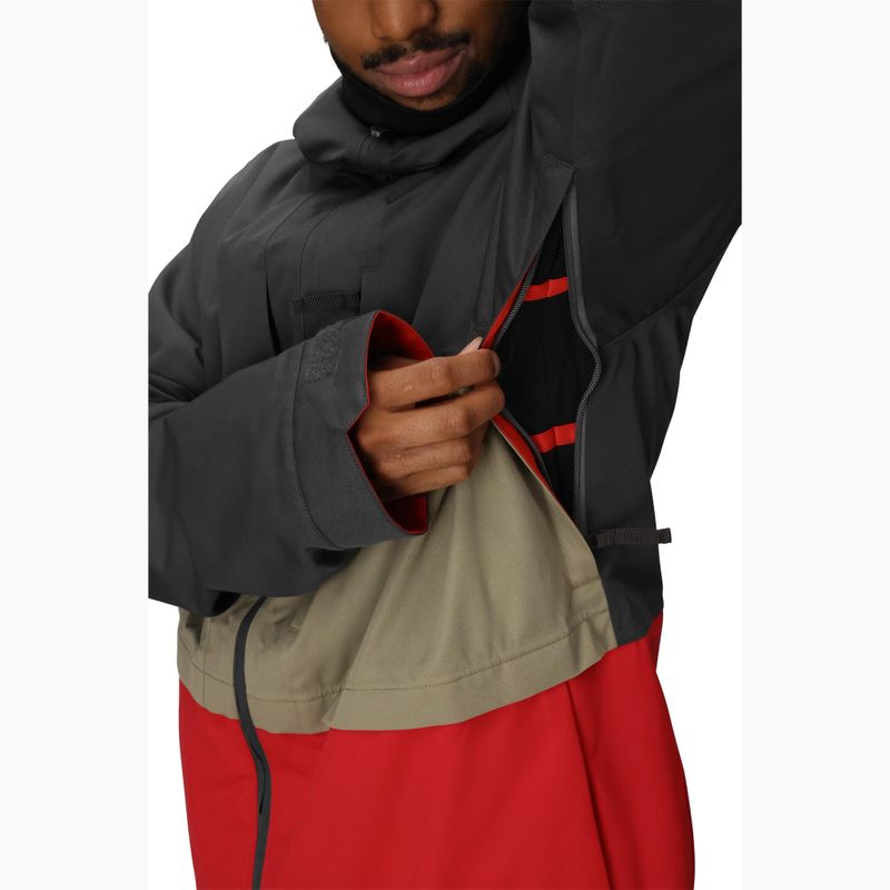 Geacă de snowboard pentru bărbați 686 Smarty 3IN1 Form charcoal colorblock 9