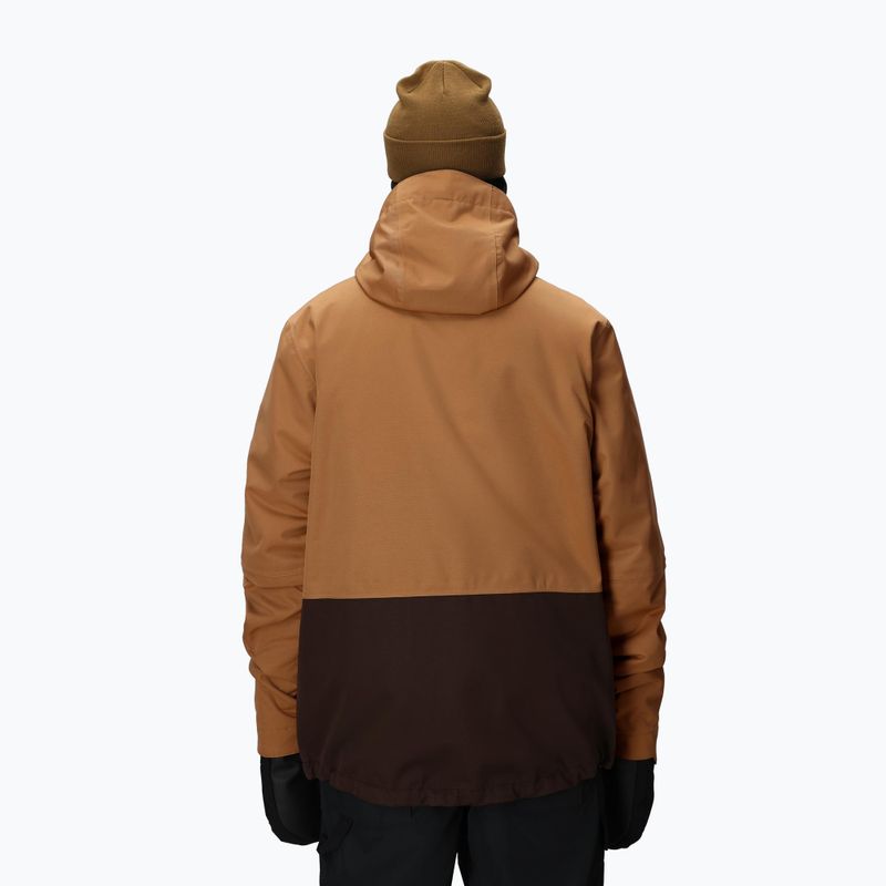 Geacă de snowboard pentru bărbați 686 Smarty 3IN1 Form caramel colorblock 5