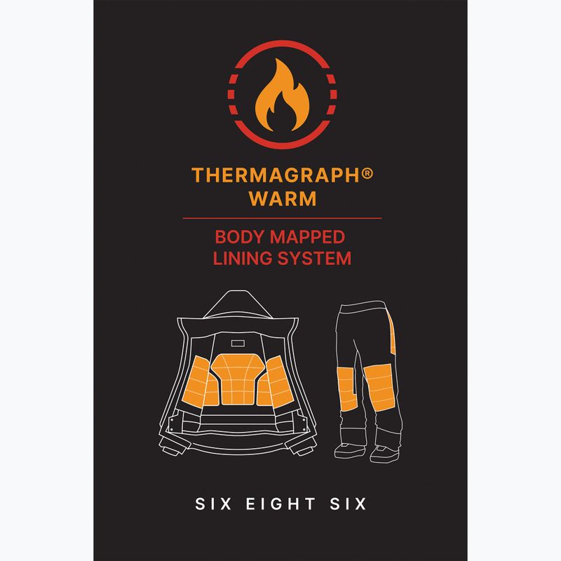 Pantaloni de snowboard pentru bărbați 686 Quantum Thermagraph black 9