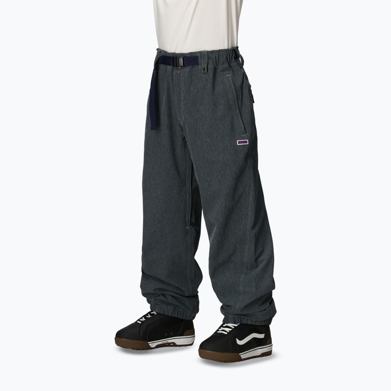 Pantaloni de snowboard pentru bărbați 686 Deconstructed Dojo navy denim