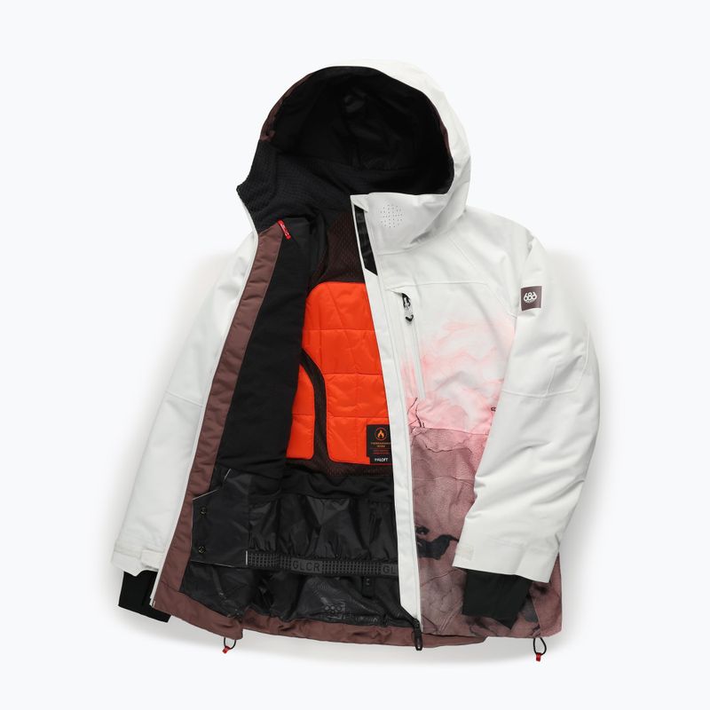 Geacă de snowboard pentru femei 686 Hydra Thermagraph peppercorn cloudbreak 8