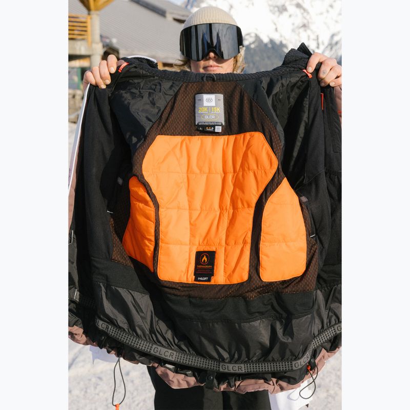 Geacă de snowboard pentru femei 686 Hydra Thermagraph peppercorn cloudbreak 11