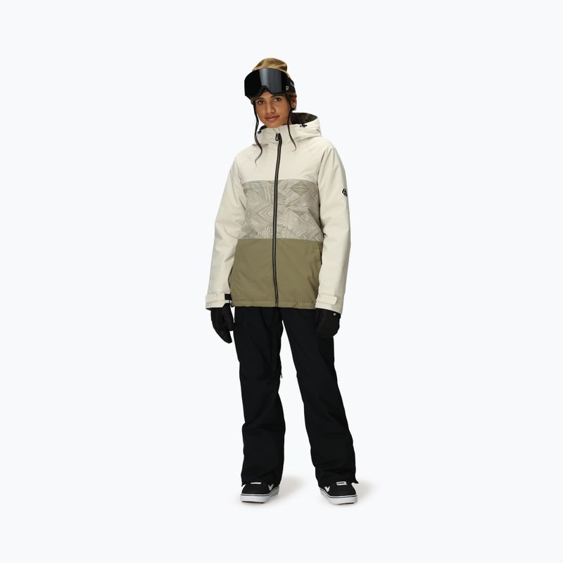 Geacă de snowboard pentru femei 686 Athena Insulated limestone colorblock 2