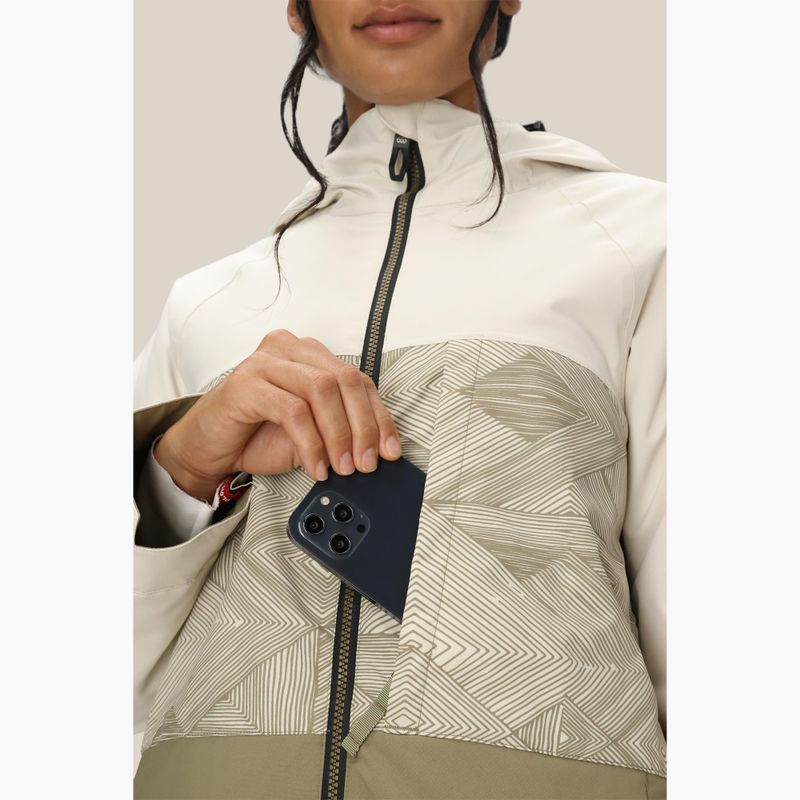 Geacă de snowboard pentru femei 686 Athena Insulated limestone colorblock 7