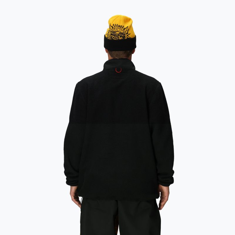 Bluză fleece de snowboard pentru bărbați 686 Tioga Sherpa Fleece sublime black 2