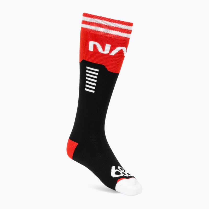 Șosete snowboard pentru bărbați 686 NASA 2 pairs black/red/white 3