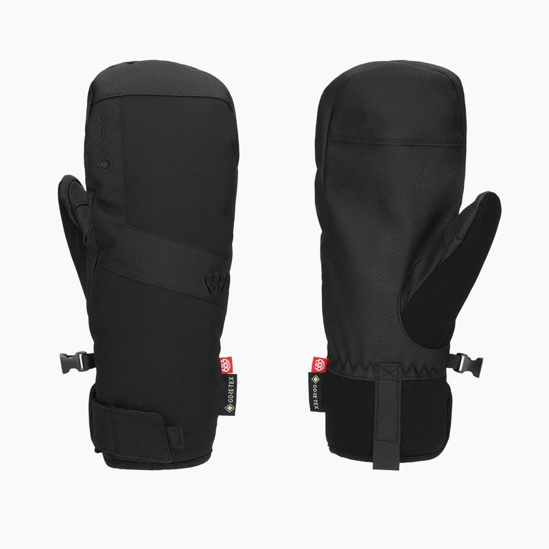 Mănuși de snowboard pentru bărbați 686 Gore-Tex Linear Under Cuff Mitt black