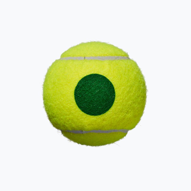 Set de mingi de tenis pentru copii Wilson Starter Play Green 4 buc galben WRT137400 4