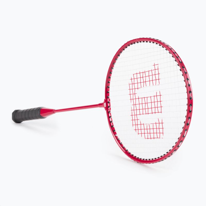 Set rachete badminton Wilson Bad.Tour Bmtn Stl Poles 4 Pc Chit roșu WRT844400 3