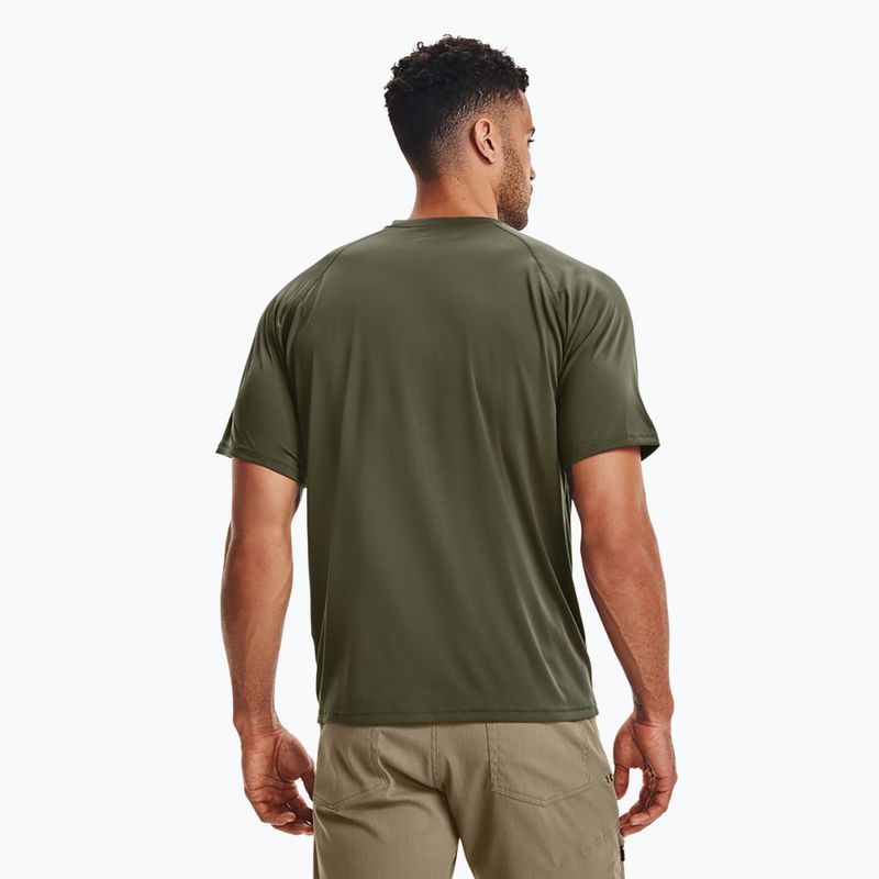 Tricou pentru bărbați Under Armour Tactical Tech marine od green/clear 3