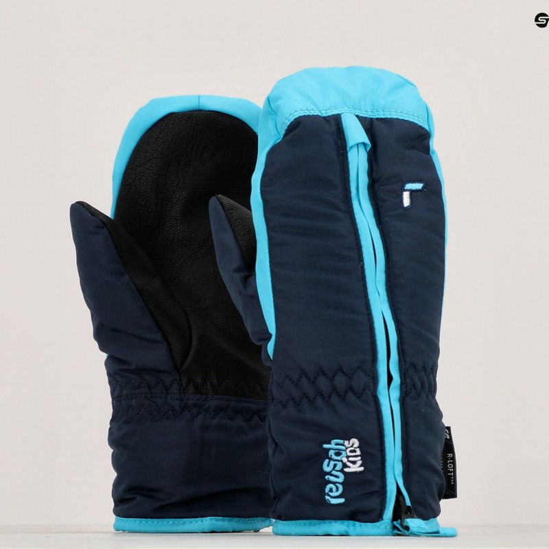 Mănuși de schi pentru copii Reusch Ben Mitten rochie de rochie albastru/bachelor buton 10