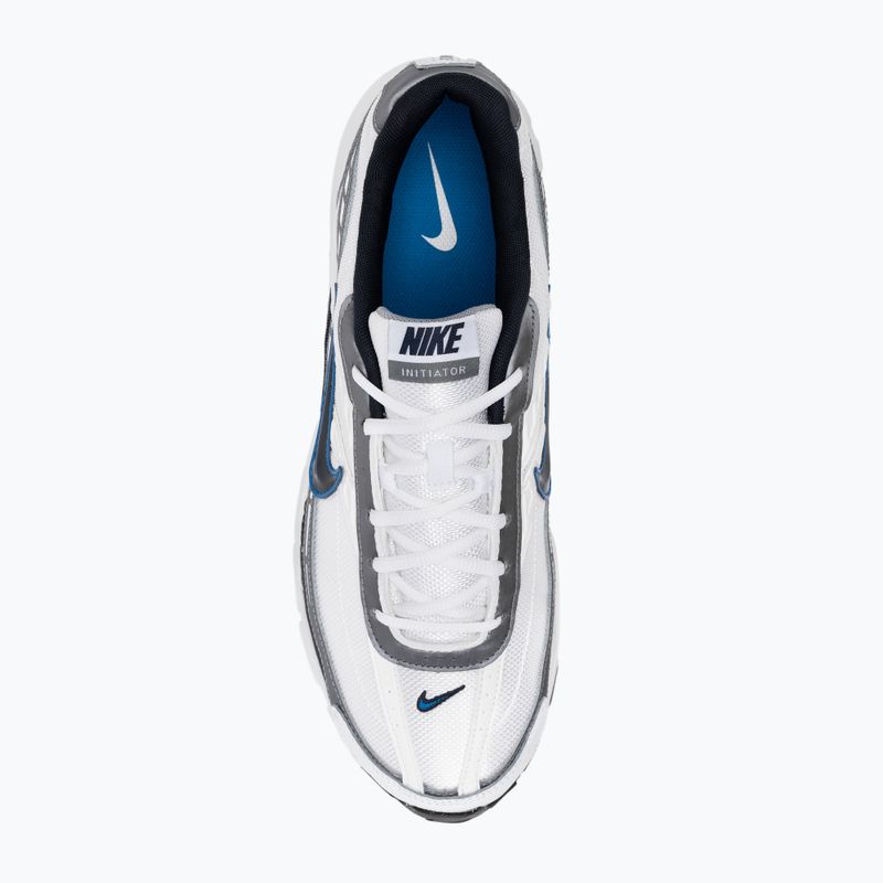 Încălțăminte de alergare pentru bărbați Nike Initiator white/metallic cool grey/obsidian 5