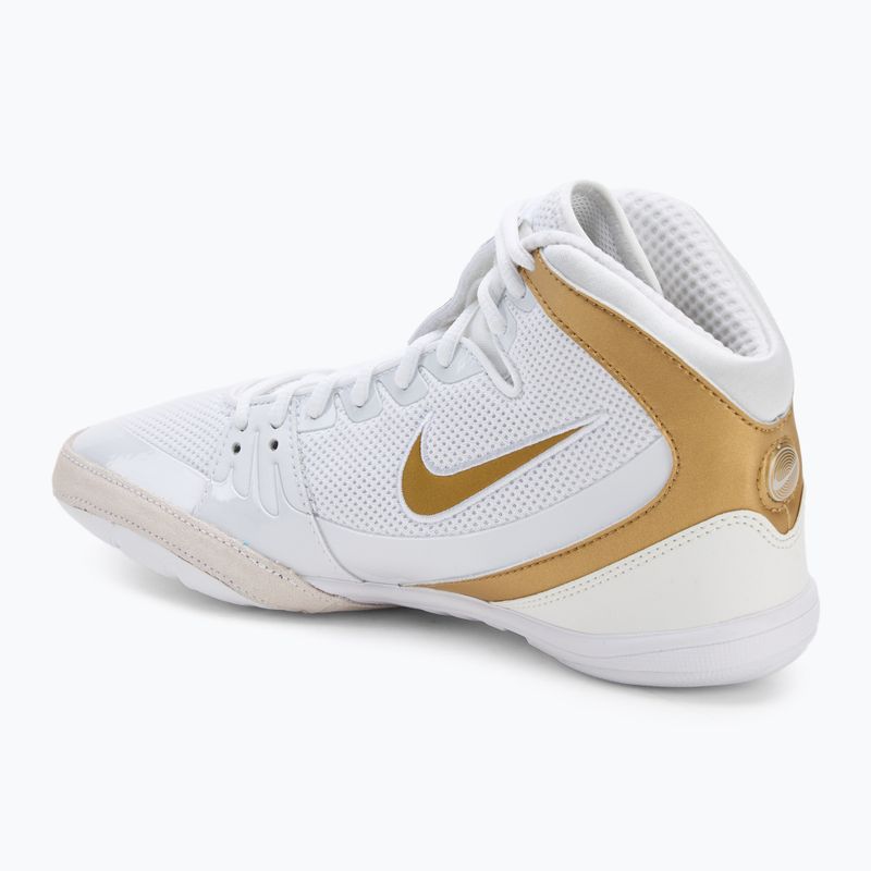 Încălțăminte de box Nike Freek white/metallic gold/cool grey 3
