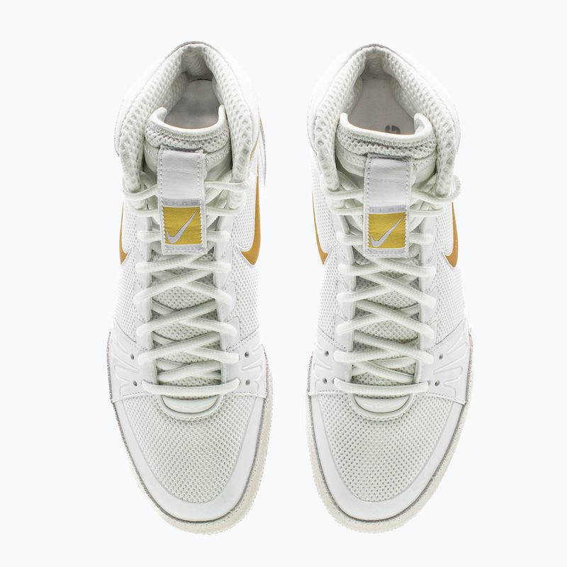 Încălțăminte de box Nike Freek white/metallic gold/cool grey 8