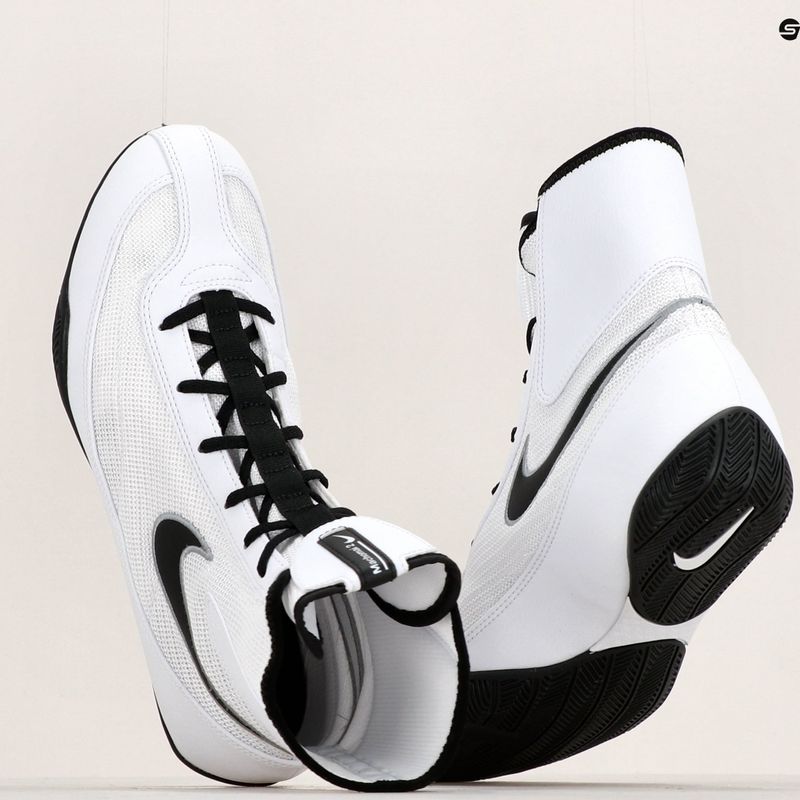 Nike Machomai 2 SE alb/negru/galben lup pantofi de box 8