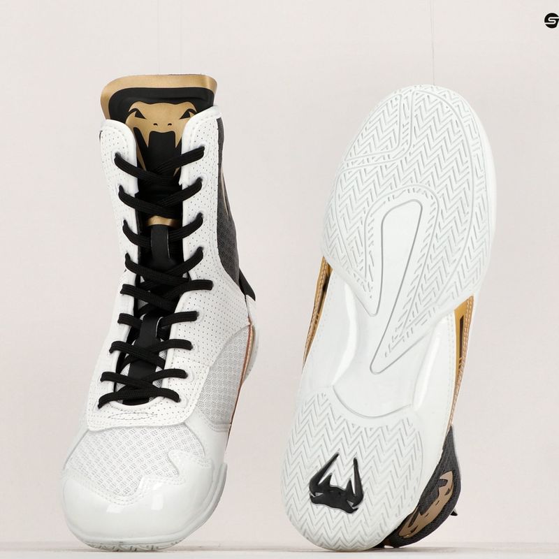 Venum Elite Boxing cizme alb/negru/aur 8