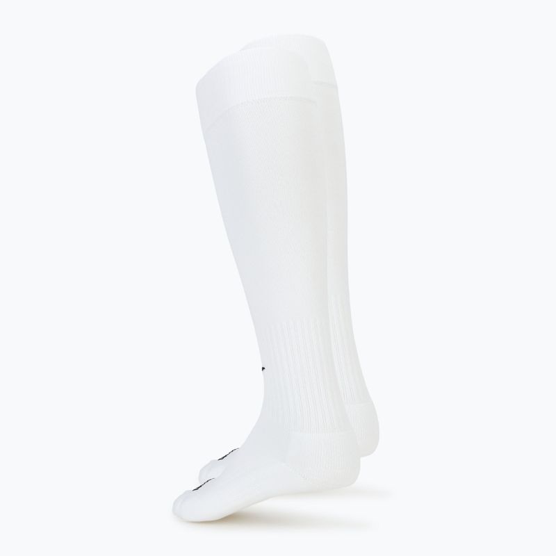 Jambiere de fotbal Nike Academy white/black 2