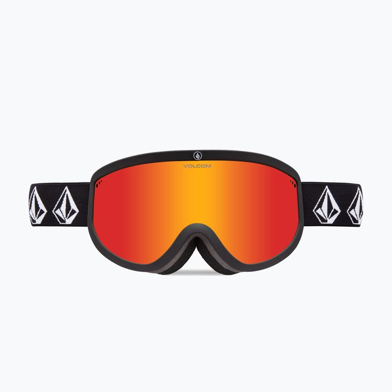 Ochelari de schi Volcom Footprints matte black stone/red chrome/yellow 2