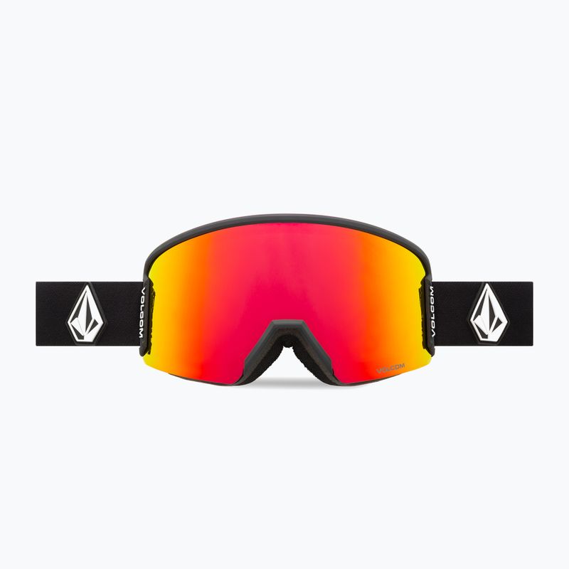 Ochelari de schi Volcom Garden 2 matte black/red chrome/yellow 2