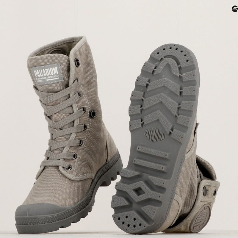 Palladium Baggy titanium/ cizme de femei cu talpă înaltă 9