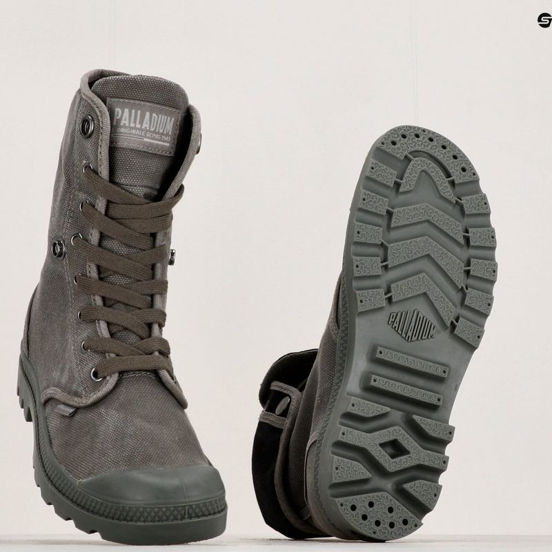 Pantofi Palladium Baggy metalic/negru pentru femei 9