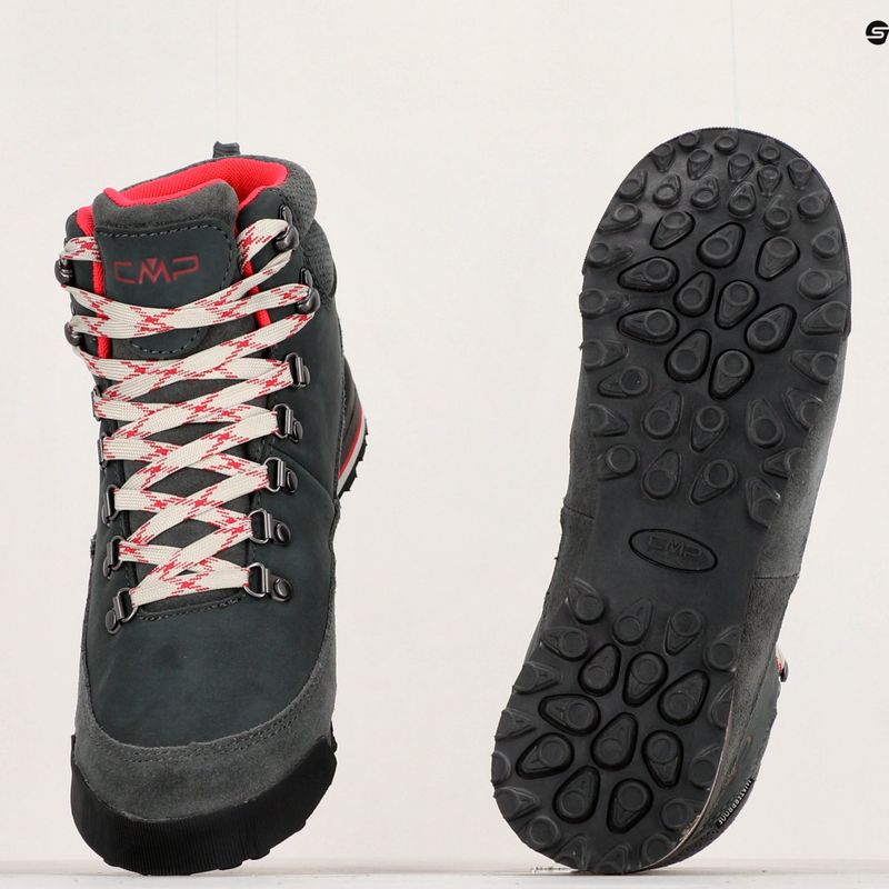 Încălțăminte de trekking pentru femei CMP Heka WP titanio/begonia 15