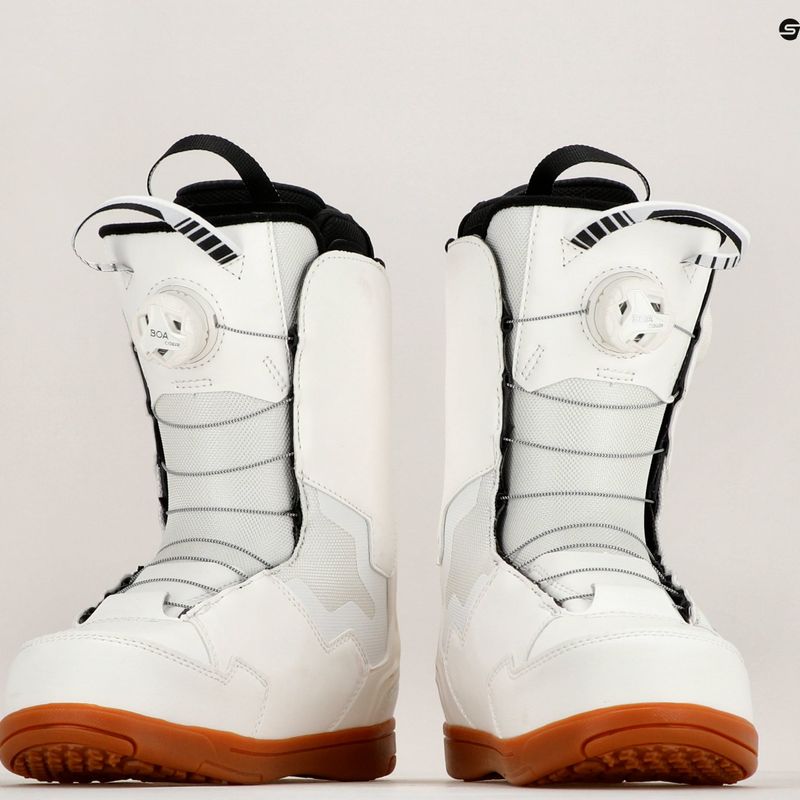Snowboard cizme DEELUXE ID Dual Boa alb 10