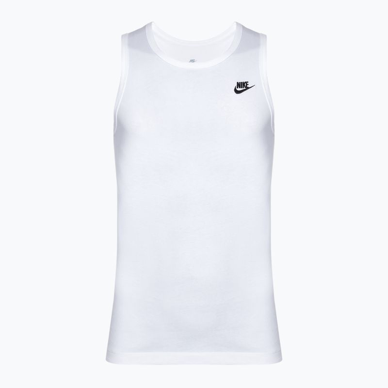 Tank top pentru bărbați Nike Sportswear Club TT white/black