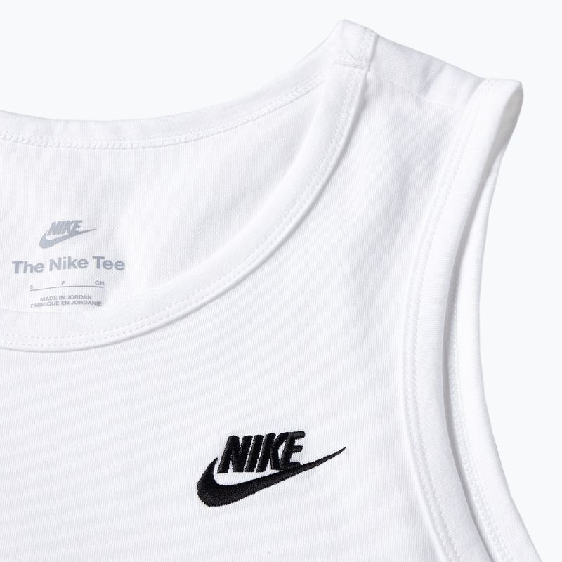Tank top pentru bărbați Nike Sportswear Club TT white/black 3