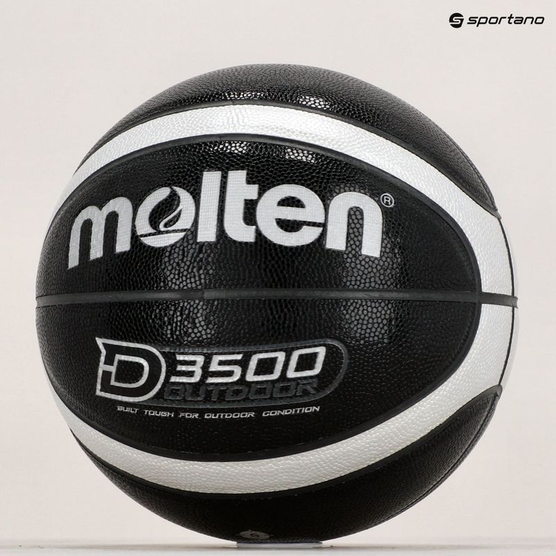 Molten baschet B6D3500-KS negru/argintiu dimensiune 6