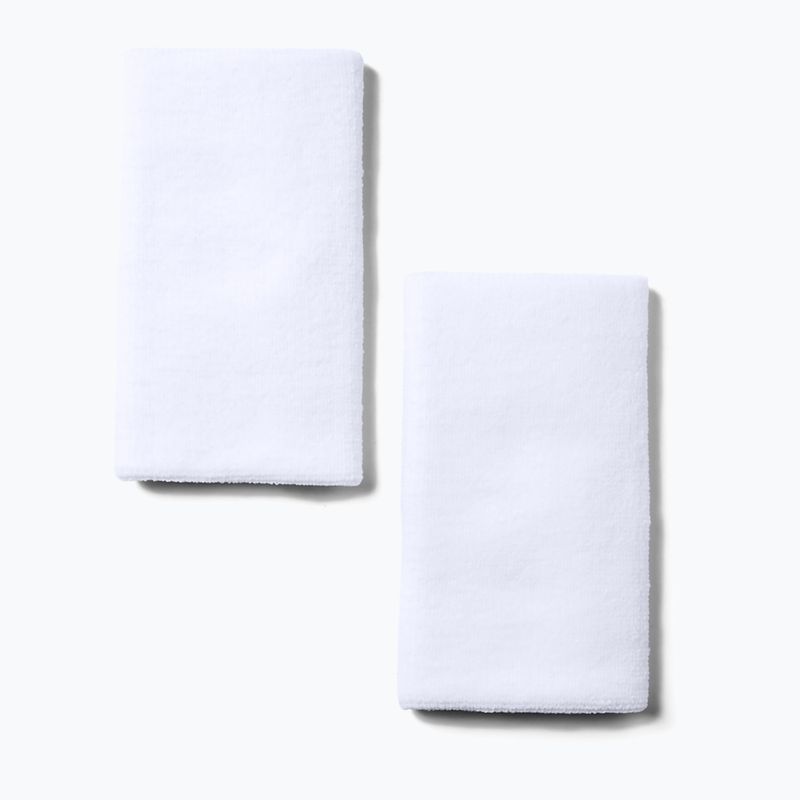 Manșete pentru încheietură Under Armour 6'' Performance Wristband 2 szt. white/black 2
