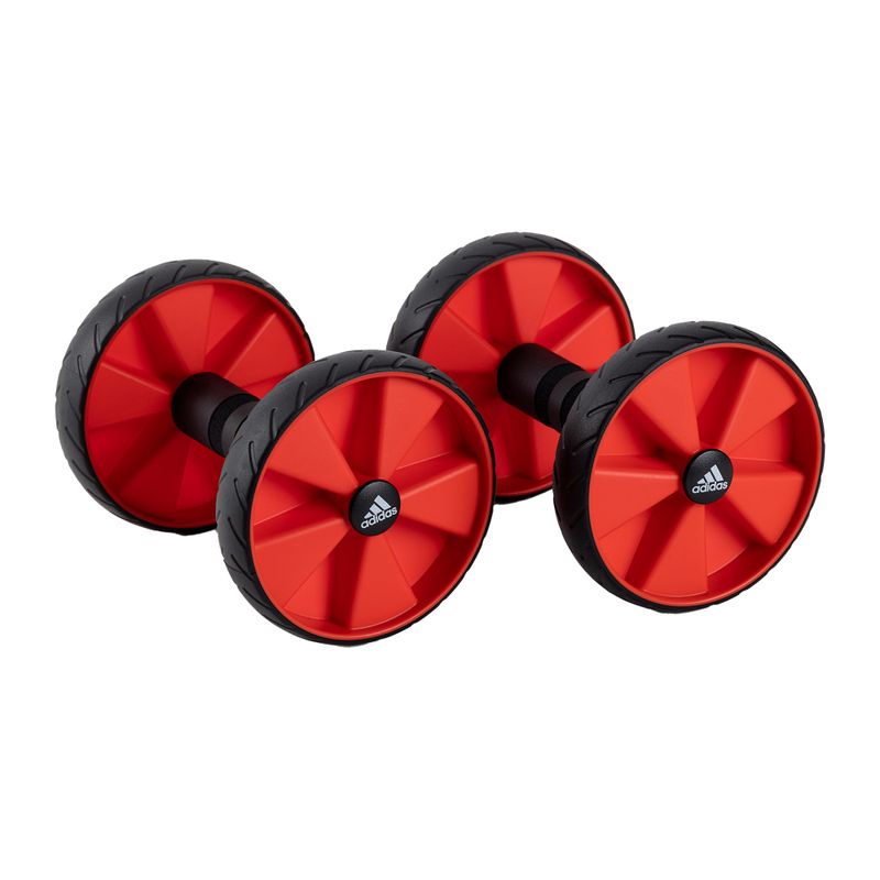 Role de exerciții Adidas, 2 buc., roșu, ADAC-11604