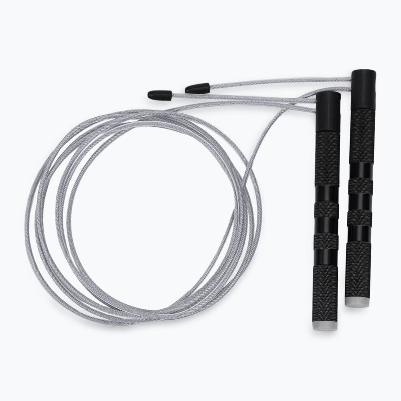 Coardă de sărituri Adidas cu cablu de oțel argintiu ADRP-11016