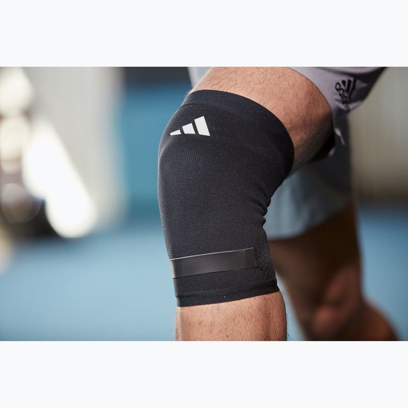 Bandă compresivă pentru genunchi adidas Performance Knee Support black/ white 2