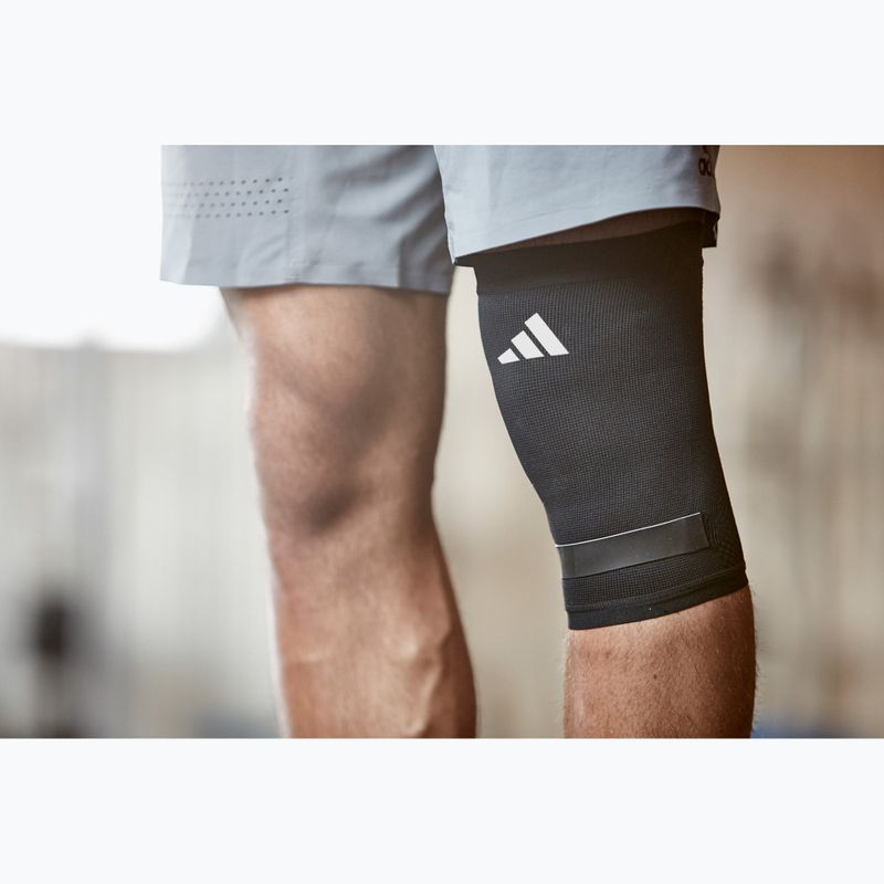Bandă compresivă pentru genunchi adidas Performance Knee Support black/ white 3