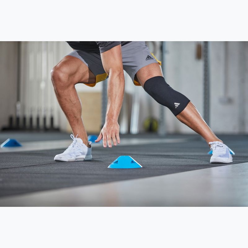 Bandă compresivă pentru genunchi adidas Knee Support black/ white 2