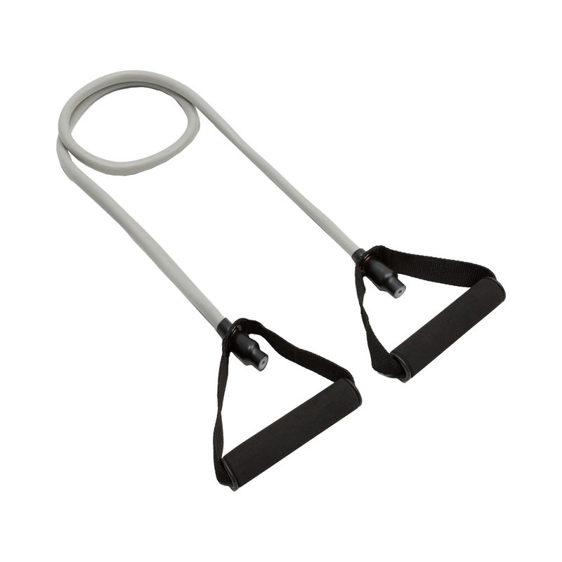Bandă elastică de fitness Adidas Fitness Level 2, alb, ADTB-10502