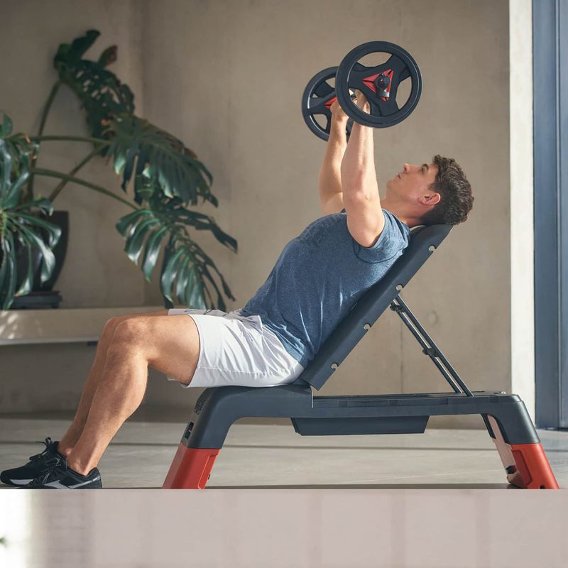 Step multifuncțional Reebok Deck red 9