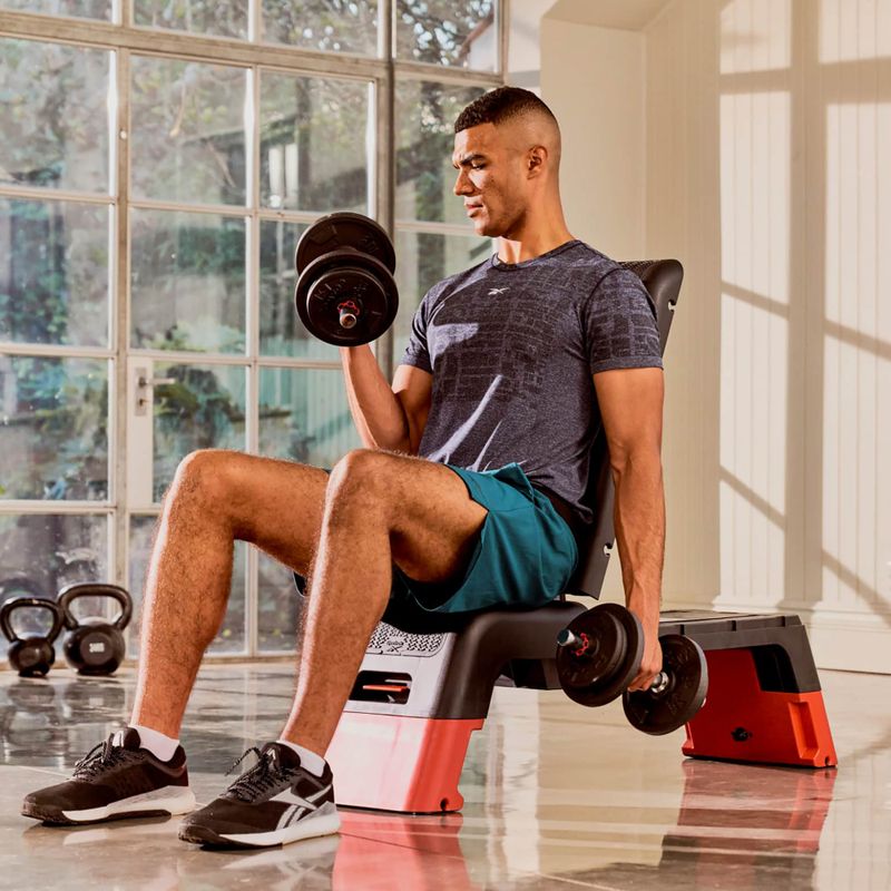 Step multifuncțional Reebok Deck red 12