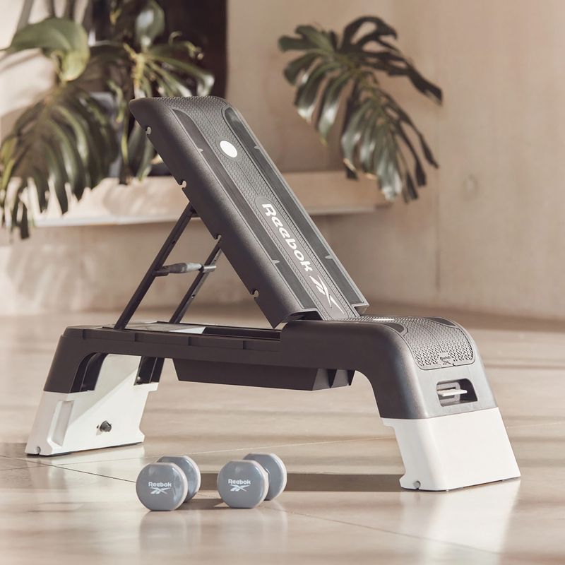 Step multifuncțional Reebok Deck white 11